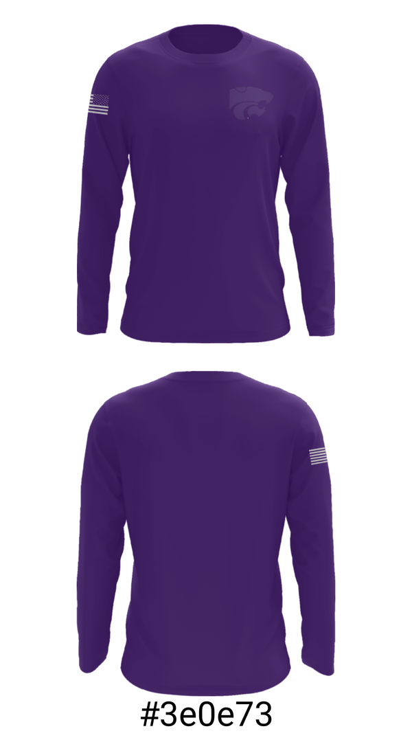 Long Sleeve Performance Shirt, Keystone High School Wrestling, Wrestling, Teamtime, Team time, sublimation, custom sports apparel, team uniforms, spirit wear, spiritwear, sports uniforms, custom shirts, team store, custom team store, fundraiser sports, apparel fundraiser