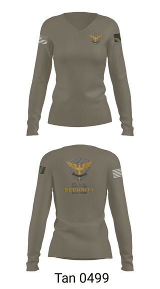 Women's Long Sleeve Vneck Shirt, DJA, Police, Teamtime, Team time, sublimation, custom sports apparel, team uniforms, spirit wear, spiritwear, sports uniforms, custom shirts, team store, custom team store, fundraiser sports, apparel fundraiser