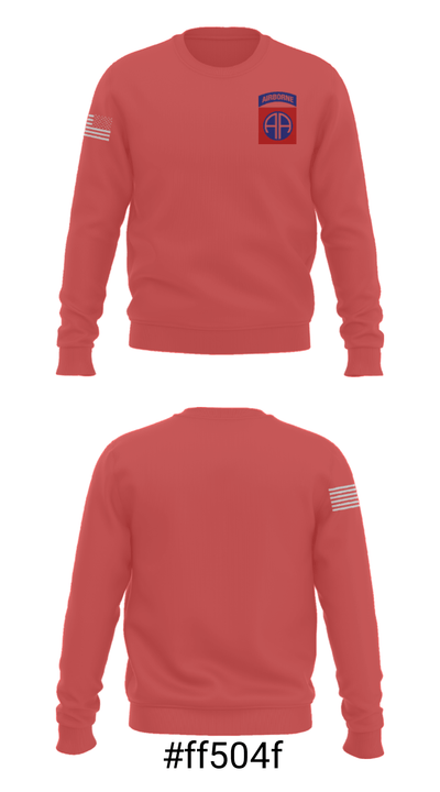 1-319th AFAR 20885310 Crew Neck Sweatshirt - 2