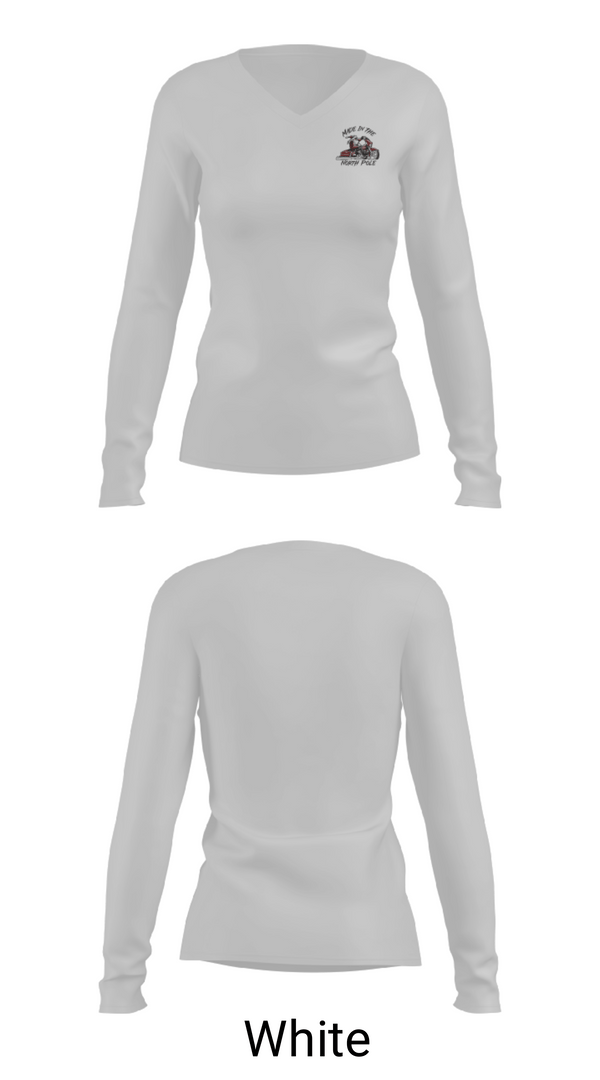Women's Long Sleeve Vneck Shirt, EOLdaBRANDEOLdaBRAND, , Teamtime, Team time, sublimation, custom sports apparel, team uniforms, spirit wear, spiritwear, sports uniforms, custom shirts, team store, custom team store, fundraiser sports, apparel fundraiser