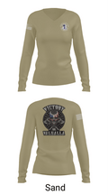 1-50 infantry battalion 87663685 Women's Long Sleeve V-neck Shirt - 47