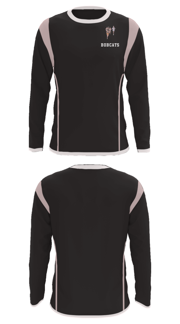 Long Sleeve Performance Shirt, Bobcats, Cross Country, Teamtime, Team time, sublimation, custom sports apparel, team uniforms, spirit wear, spiritwear, sports uniforms, custom shirts, team store, custom team store, fundraiser sports, apparel fundraiser