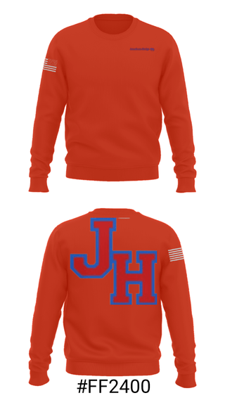 Crew Neck Sweatshirt, Jonesboro-Hodge High School Basketball, Women's Basketball, Teamtime, Team time, sublimation, custom sports apparel, team uniforms, spirit wear, spiritwear, sports uniforms, custom shirts, team store, custom team store, fundraiser sports, apparel fundraiser