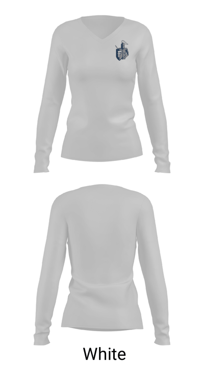 Fieldcrest High School 93620779 Women's Long Sleeve V-neck Shirt - 6