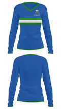 Lakewood Ranch Preparatory Academy (High School) Basketball 3308626 Women's Long Sleeve V-neck Shirt - 33