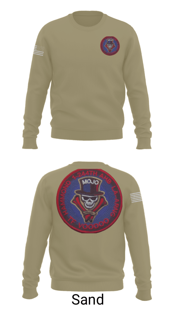 Crew Neck Sweatshirt, 1-244th AASF, National Guard, Teamtime, Team time, sublimation, custom sports apparel, team uniforms, spirit wear, spiritwear, sports uniforms, custom shirts, team store, custom team store, fundraiser sports, apparel fundraiser