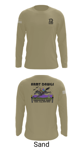 Long Sleeve Performance Shirt, , Army, Teamtime, Team time, sublimation, custom sports apparel, team uniforms, spirit wear, spiritwear, sports uniforms, custom shirts, team store, custom team store, fundraiser sports, apparel fundraiser