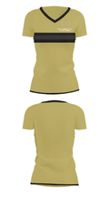 Delphi Community High School Swimming 22863035 Women's Short Sleeve V-neck Shirt - 26