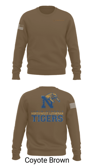 Crew Neck Sweatshirt, Northwest Lutheran School, Spirit Store, Teamtime, Team time, sublimation, custom sports apparel, team uniforms, spirit wear, spiritwear, sports uniforms, custom shirts, team store, custom team store, fundraiser sports, apparel fundraiser