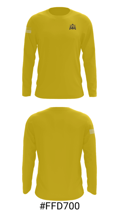 Windsor High School Swimming 17990410 Long Sleeve Performance Shirt - 18