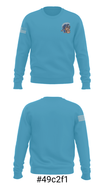 Widefield High School Swimming 46606735 Crew Neck Sweatshirt - 16