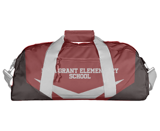 Duffle Bag, Iowa-Grant Elementary School, Spirit Store, Teamtime, Team time, sublimation, custom sports apparel, team uniforms, spirit wear, spiritwear, sports uniforms, custom shirts, team store, custom team store, fundraiser sports, apparel fundraiser