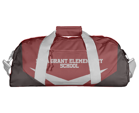 Duffle Bag, Iowa-Grant Elementary School, Spirit Store, Teamtime, Team time, sublimation, custom sports apparel, team uniforms, spirit wear, spiritwear, sports uniforms, custom shirts, team store, custom team store, fundraiser sports, apparel fundraiser