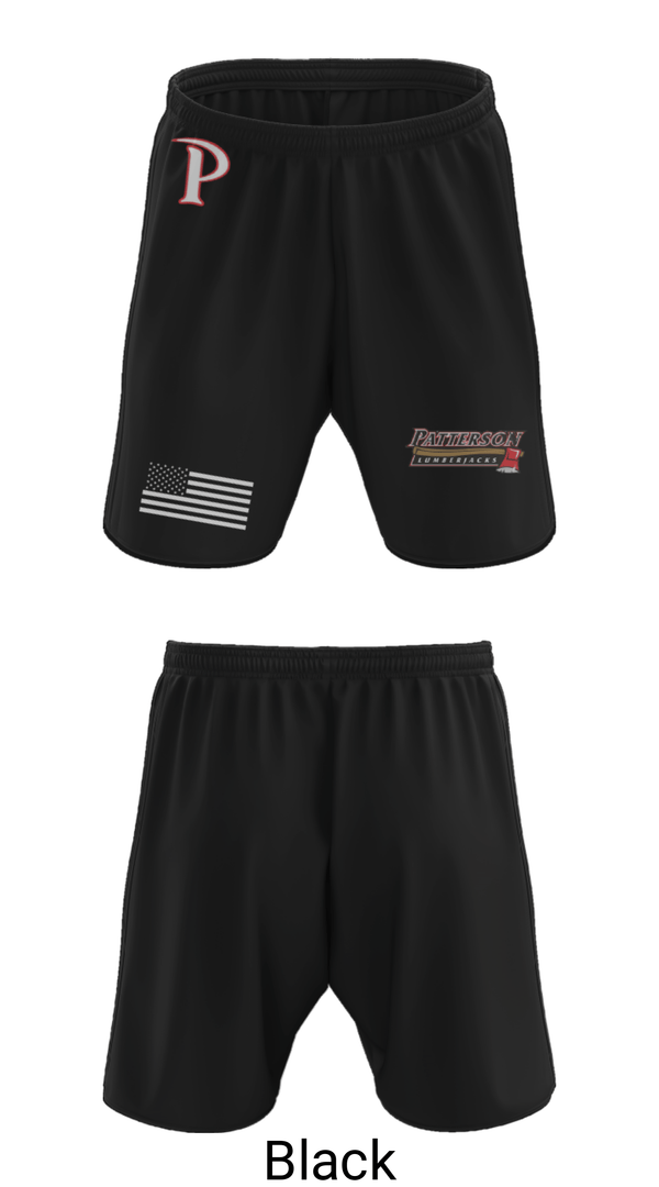 Athletic Shorts With Pockets, Patterson, Men's Basketball, Teamtime, Team time, sublimation, custom sports apparel, team uniforms, spirit wear, spiritwear, sports uniforms, custom shirts, team store, custom team store, fundraiser sports, apparel fundraiser