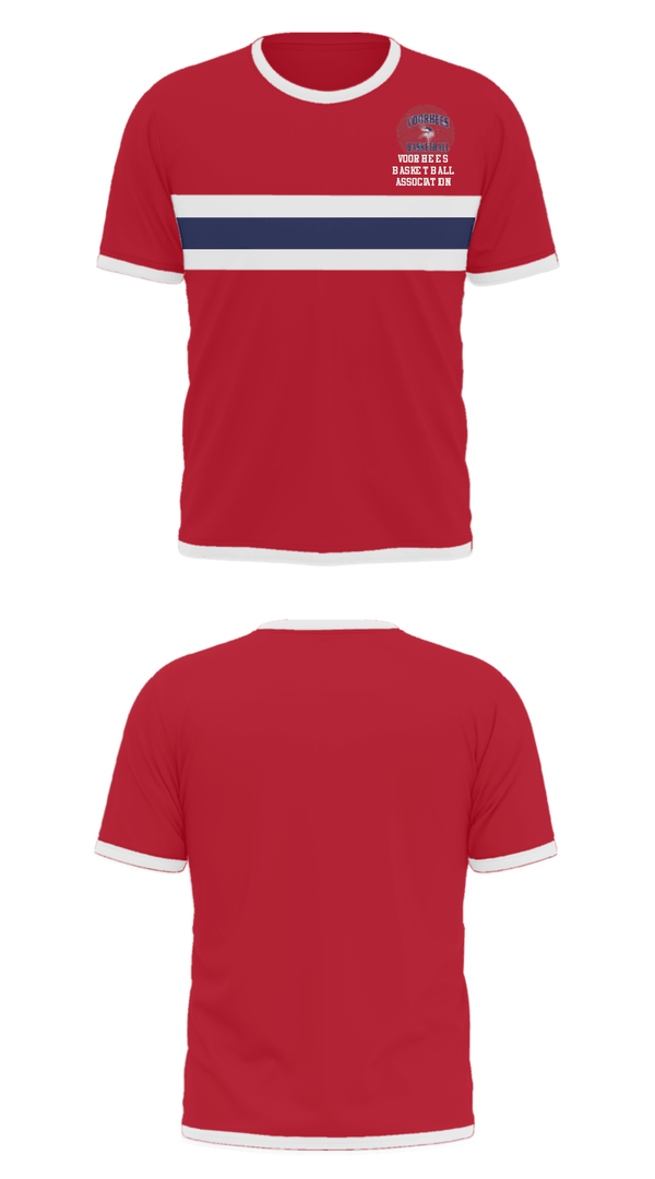 Short Sleeve Performance Shirt, Voorhees Basketball Association, Women's Basketball, Teamtime, Team time, sublimation, custom sports apparel, team uniforms, spirit wear, spiritwear, sports uniforms, custom shirts, team store, custom team store, fundraiser sports, apparel fundraiser
