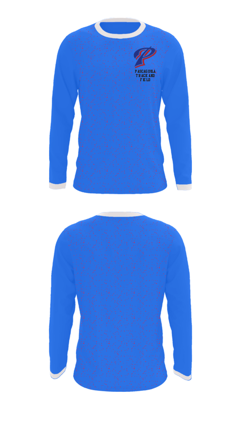 Long Sleeve Performance Shirt, Pascagoula Track and Field, Track & Field, Teamtime, Team time, sublimation, custom sports apparel, team uniforms, spirit wear, spiritwear, sports uniforms, custom shirts, team store, custom team store, fundraiser sports, apparel fundraiser