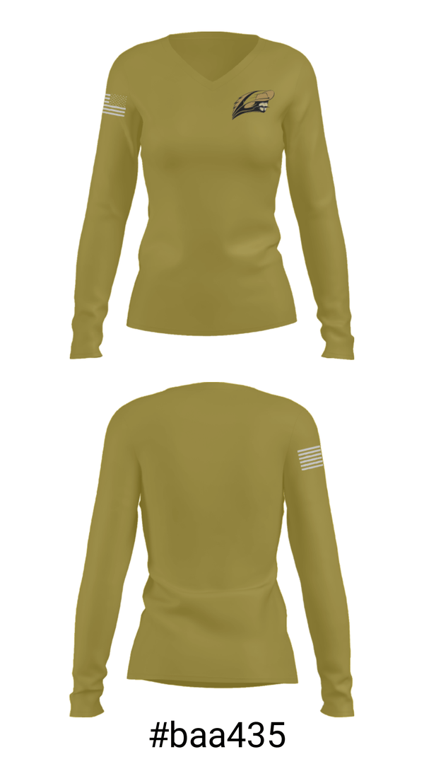 Women's Long Sleeve Vneck Shirt, Corunna High School Wrestling, Wrestling, Teamtime, Team time, sublimation, custom sports apparel, team uniforms, spirit wear, spiritwear, sports uniforms, custom shirts, team store, custom team store, fundraiser sports, apparel fundraiser