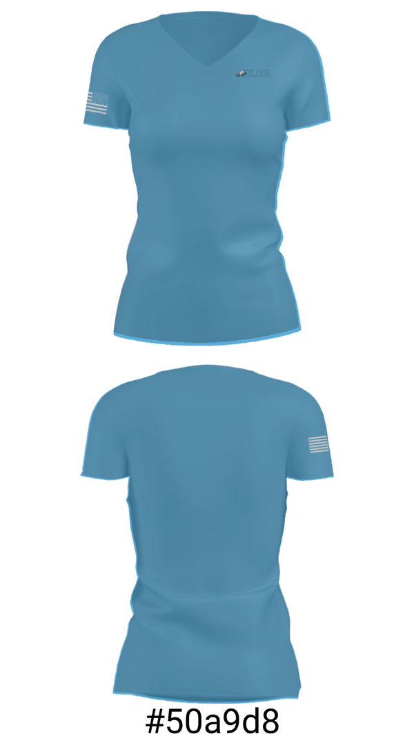 Women's Short Sleeve Vneck Shirt, Texas Leadership Charter Academy, Spirit Store, Teamtime, Team time, sublimation, custom sports apparel, team uniforms, spirit wear, spiritwear, sports uniforms, custom shirts, team store, custom team store, fundraiser sports, apparel fundraiser