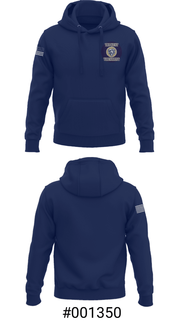Hoodie, Tri-West High School Wrestling, Wrestling, Teamtime, Team time, sublimation, custom sports apparel, team uniforms, spirit wear, spiritwear, sports uniforms, custom shirts, team store, custom team store, fundraiser sports, apparel fundraiser