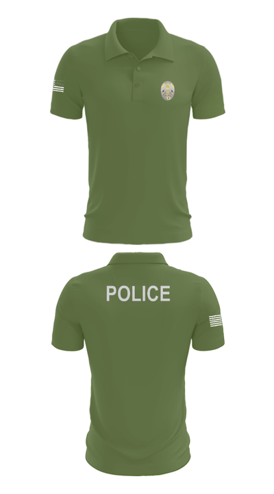 Miami Police Department 88232990 Short Sleeve Performance Polo - 45