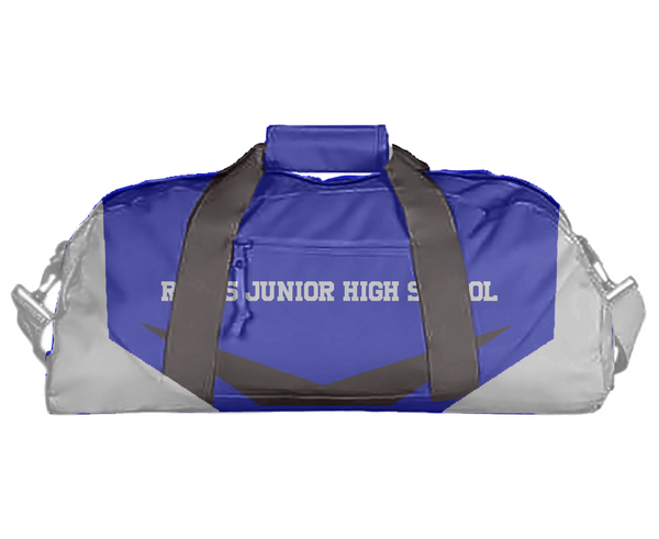 Duffle Bag, Rains Junior High School, Spirit Store, Teamtime, Team time, sublimation, custom sports apparel, team uniforms, spirit wear, spiritwear, sports uniforms, custom shirts, team store, custom team store, fundraiser sports, apparel fundraiser