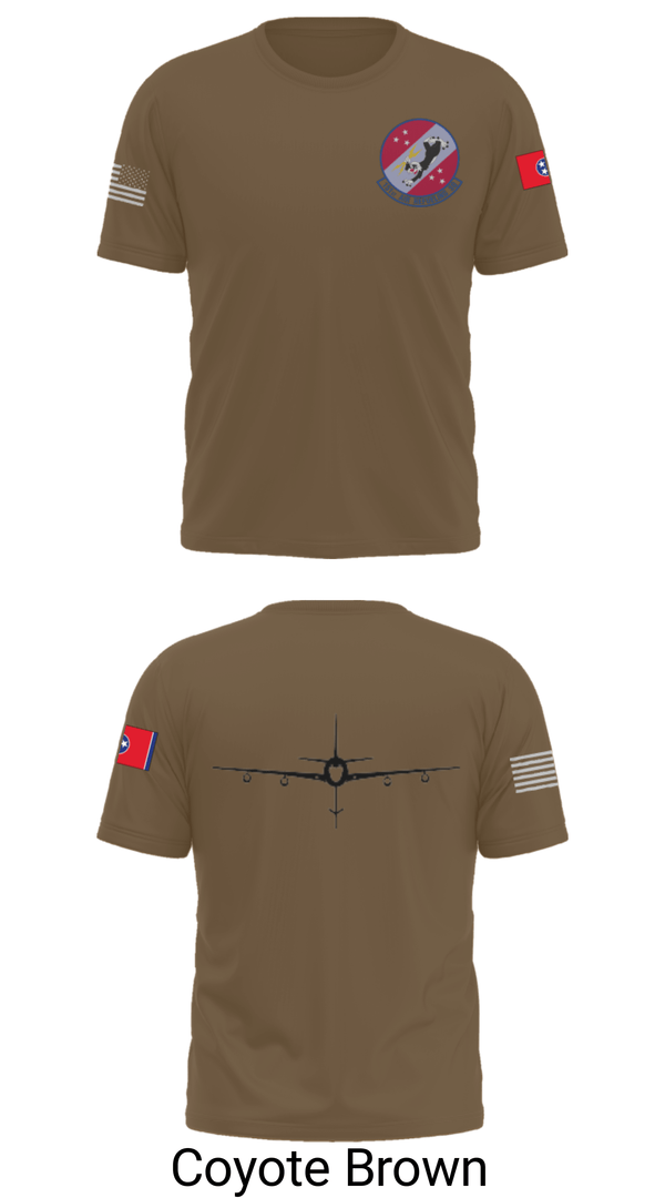 Short Sleeve Performance Shirt, 151st Air Refueling Squadron, Air Force, Teamtime, Team time, sublimation, custom sports apparel, team uniforms, spirit wear, spiritwear, sports uniforms, custom shirts, team store, custom team store, fundraiser sports, apparel fundraiser