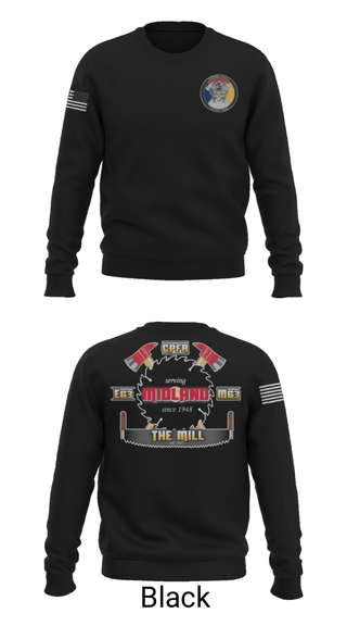 Crew Neck Sweatshirt, Hazmat 63 C, Fire Department, Teamtime, Team time, sublimation, custom sports apparel, team uniforms, spirit wear, spiritwear, sports uniforms, custom shirts, team store, custom team store, fundraiser sports, apparel fundraiser