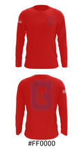Glenwood High School Wrestling 84372950 Long Sleeve Performance Shirt - 18