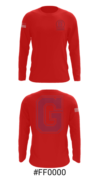Long Sleeve Performance Shirt, Glenwood High School Wrestling, Wrestling, Teamtime, Team time, sublimation, custom sports apparel, team uniforms, spirit wear, spiritwear, sports uniforms, custom shirts, team store, custom team store, fundraiser sports, apparel fundraiser