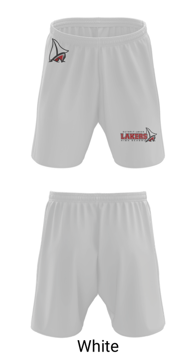 Detroit Lakes High School Swimming 15957792 Athletic Shorts With Pockets - 1