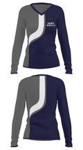Vazquez Decks LLC 81207350 Women's Long Sleeve V-neck Shirt - 32