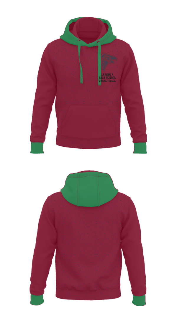Hoodie, La Quinta High School Basketball, Men's Basketball, Teamtime, Team time, sublimation, custom sports apparel, team uniforms, spirit wear, spiritwear, sports uniforms, custom shirts, team store, custom team store, fundraiser sports, apparel fundraiser