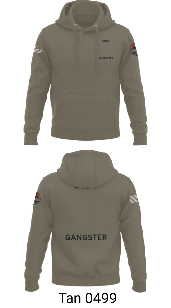 Hoodie, GOD'S GANGSTER, Baseball, Teamtime, Team time, sublimation, custom sports apparel, team uniforms, spirit wear, spiritwear, sports uniforms, custom shirts, team store, custom team store, fundraiser sports, apparel fundraiser