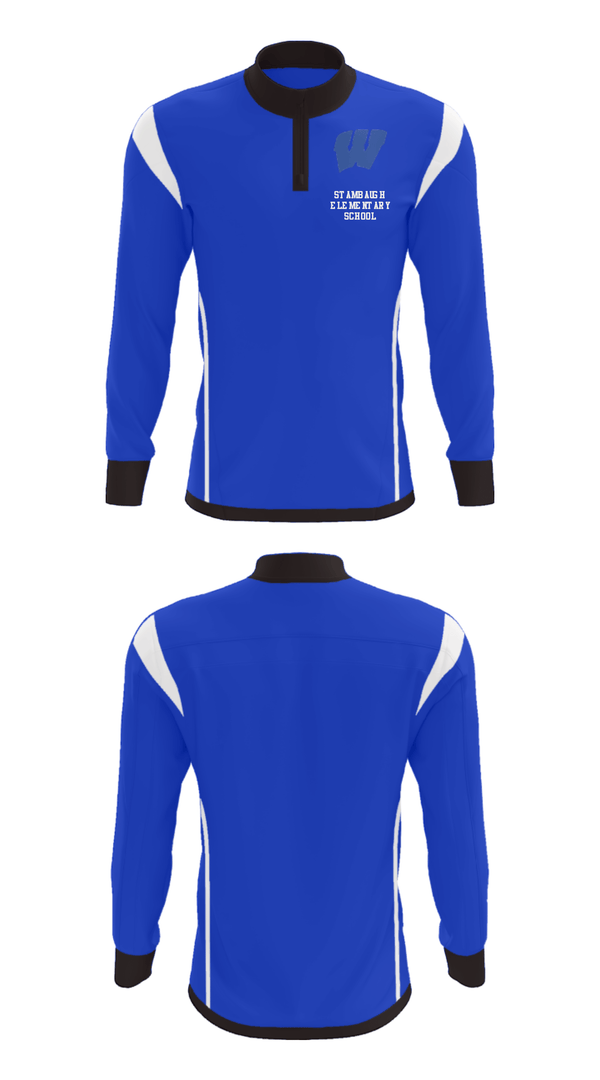 Quarter Zip Jacket, Stambaugh Elementary School, Spirit Store, Teamtime, Team time, sublimation, custom sports apparel, team uniforms, spirit wear, spiritwear, sports uniforms, custom shirts, team store, custom team store, fundraiser sports, apparel fundraiser