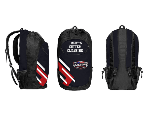 Gear Bag, Emery’s Gutter Cleaning, , Teamtime, Team time, sublimation, custom sports apparel, team uniforms, spirit wear, spiritwear, sports uniforms, custom shirts, team store, custom team store, fundraiser sports, apparel fundraiser