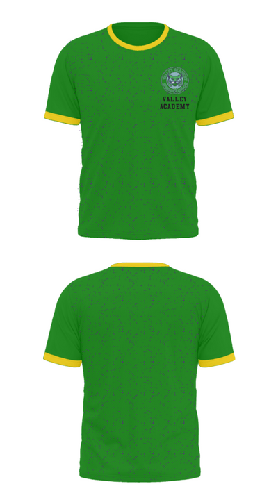 Valley Academy 4429794 Short Sleeve Performance Shirt - 35