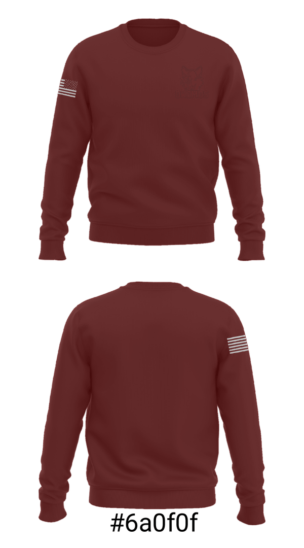 Crew Neck Sweatshirt, Okemos High School Ice Hockey, Ice Hockey, Teamtime, Team time, sublimation, custom sports apparel, team uniforms, spirit wear, spiritwear, sports uniforms, custom shirts, team store, custom team store, fundraiser sports, apparel fundraiser