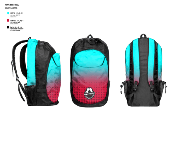 Gear Bag, Condominio FC, Men's Soccer, Teamtime, Team time, sublimation, custom sports apparel, team uniforms, spirit wear, spiritwear, sports uniforms, custom shirts, team store, custom team store, fundraiser sports, apparel fundraiser