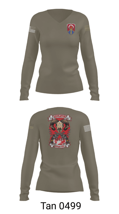 423 TC 57126457 Women's Long Sleeve V-neck Shirt - 38