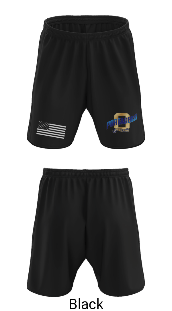Athletic Shorts With Pockets, Onekama High School, Spirit Store, Teamtime, Team time, sublimation, custom sports apparel, team uniforms, spirit wear, spiritwear, sports uniforms, custom shirts, team store, custom team store, fundraiser sports, apparel fundraiser