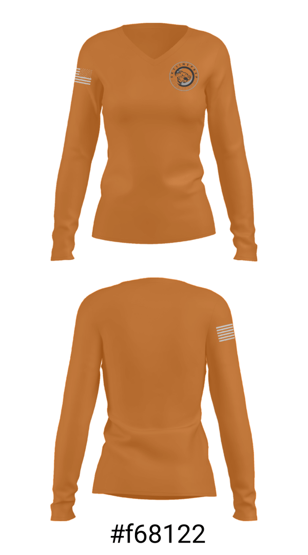 Women's Long Sleeve Vneck Shirt, Skyline Prep High School Basketball, Men's Basketball, Teamtime, Team time, sublimation, custom sports apparel, team uniforms, spirit wear, spiritwear, sports uniforms, custom shirts, team store, custom team store, fundraiser sports, apparel fundraiser
