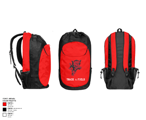 Gear Bag, Bay View High School Track, Track & Field, Teamtime, Team time, sublimation, custom sports apparel, team uniforms, spirit wear, spiritwear, sports uniforms, custom shirts, team store, custom team store, fundraiser sports, apparel fundraiser