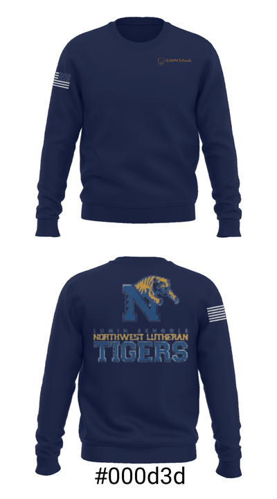 Northwest Lutheran School 18770561 Crew Neck Sweatshirt - 1