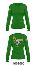 Akron Firestone High School Wresling 83241216 Women's Long Sleeve V-neck Shirt - 20