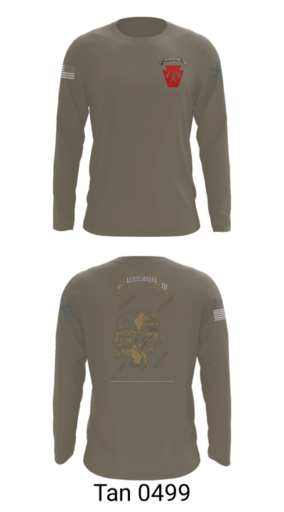 1-111th IN BN 38506759 Long Sleeve Performance Shirt - 35
