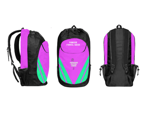 Gear Bag, Paradise Funnel Cakes, , Teamtime, Team time, sublimation, custom sports apparel, team uniforms, spirit wear, spiritwear, sports uniforms, custom shirts, team store, custom team store, fundraiser sports, apparel fundraiser