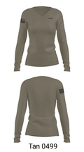 E CO 21BEB 21998530 Women's Long Sleeve V-neck Shirt - 39