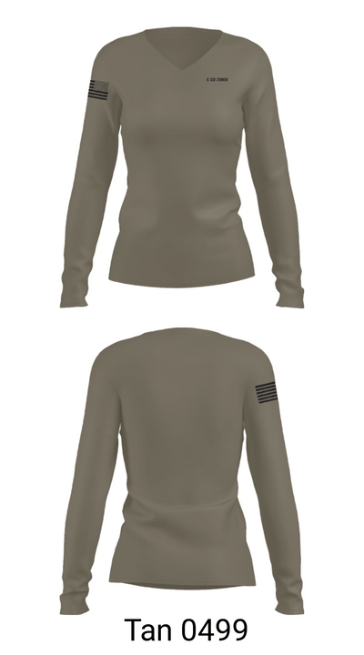 E CO 21BEB 21998530 Women's Long Sleeve V-neck Shirt - 39