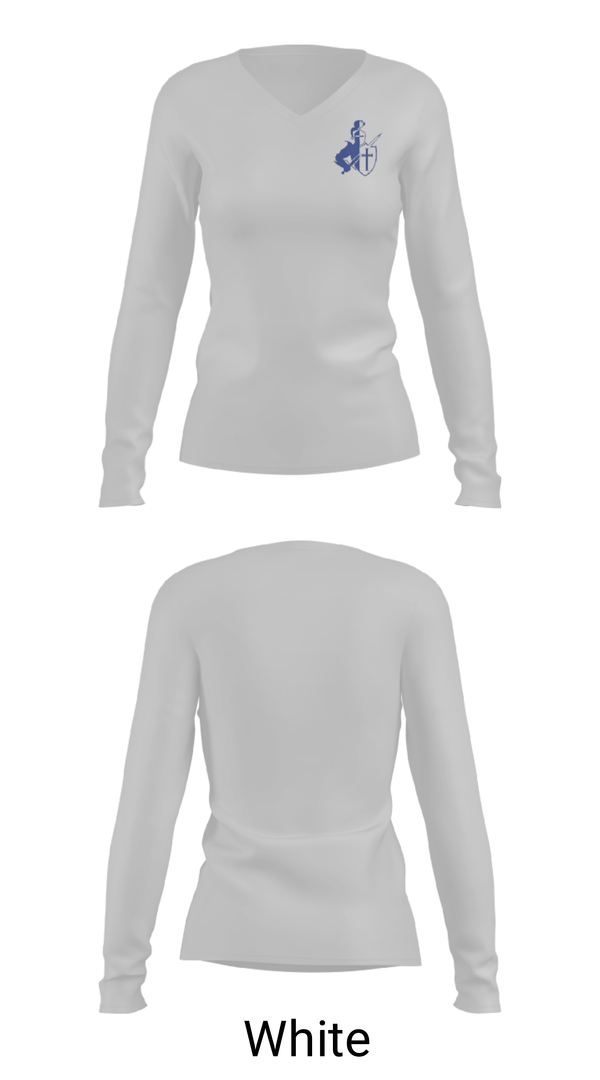 Women's Long Sleeve Vneck Shirt, Valley Catholic School Swimming, Swimming, Teamtime, Team time, sublimation, custom sports apparel, team uniforms, spirit wear, spiritwear, sports uniforms, custom shirts, team store, custom team store, fundraiser sports, apparel fundraiser