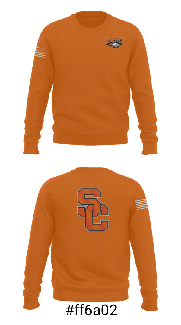 Crew Neck Sweatshirt, South Charleston High School Wrestling, Wrestling, Teamtime, Team time, sublimation, custom sports apparel, team uniforms, spirit wear, spiritwear, sports uniforms, custom shirts, team store, custom team store, fundraiser sports, apparel fundraiser